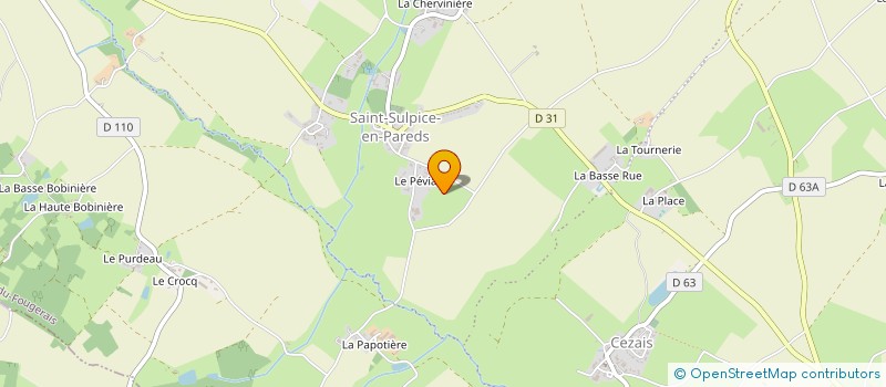 localisation de l'entreprise ORALIA  RIVES-DU-FOUGERAIS