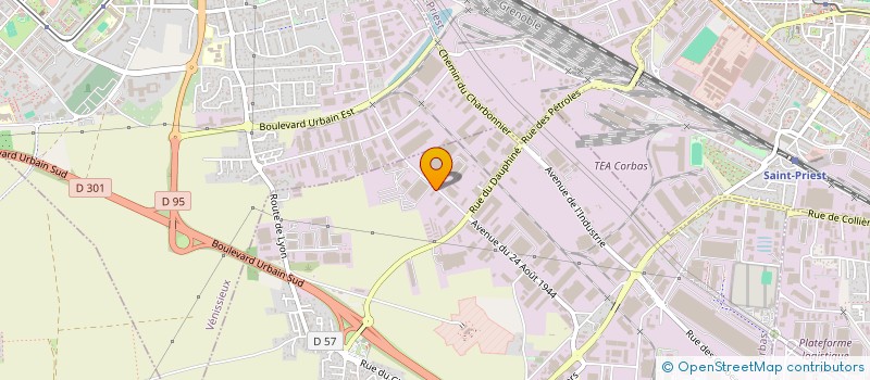 localisation de l'entreprise ORALIN à CORBAS