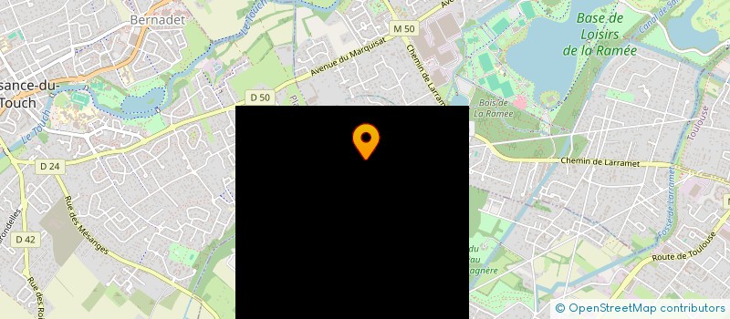 localisation de l'entreprise ORALON  TOULOUSE