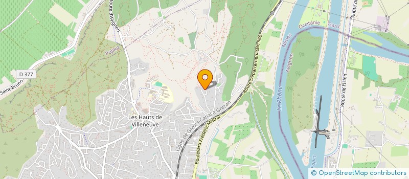 localisation de l'entreprise ORALSITE  VILLENEUVE-LES-AVIGNON