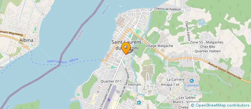 localisation de l'entreprise ORALY à SAINT-LAURENT-DU-MARONI