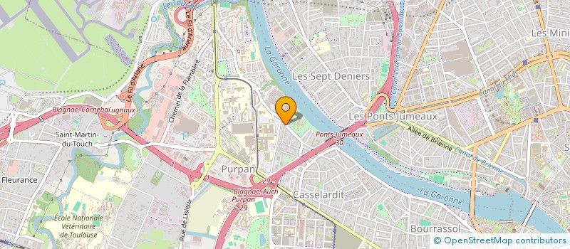 localisation de l'entreprise ORAM à TOULOUSE