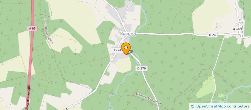 localisation de l'entreprise ORAMA  BOURRIOT-BERGONCE