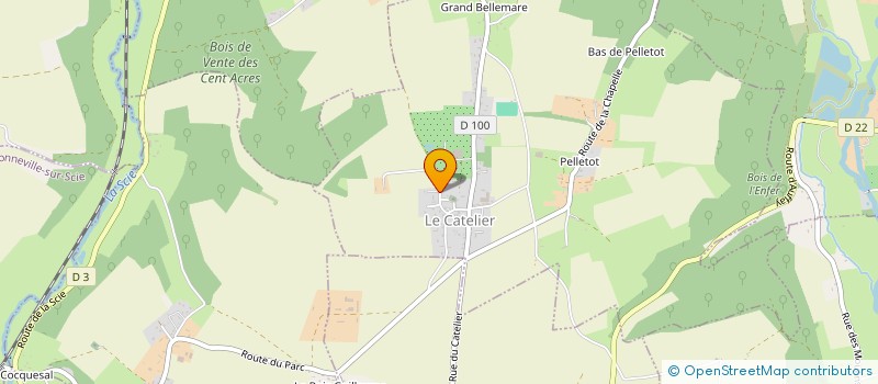 localisation de l'entreprise ORAMA  LE CATELIER