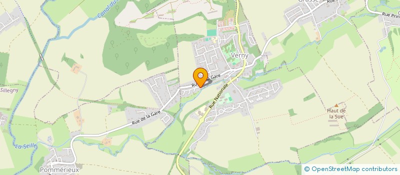 localisation de l'entreprise ORAMA-CONSEIL  VERNY