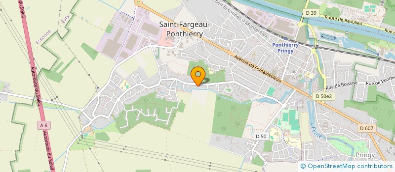 localisation de l'entreprise ORAMATICA à SAINT-FARGEAU-PONTHIERRY