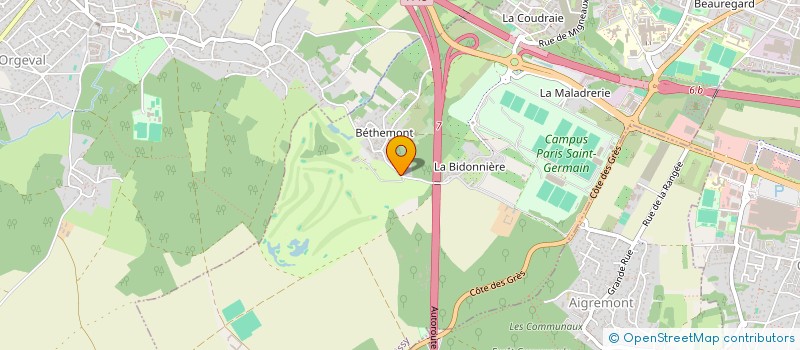 localisation de l'entreprise ORAMIS SARL à POISSY