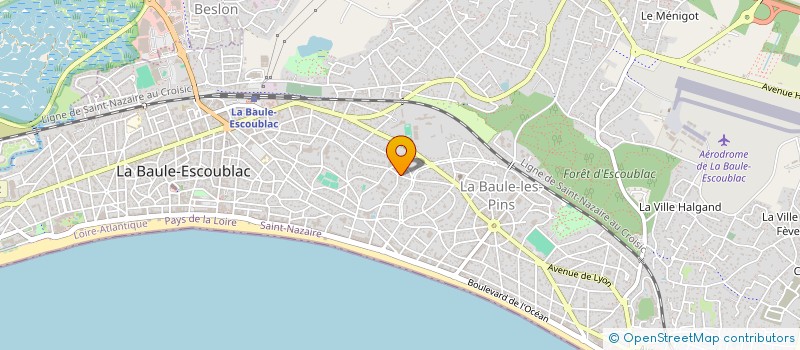 localisation de l'entreprise ORAMO à LA BAULE-ESCOUBLAC