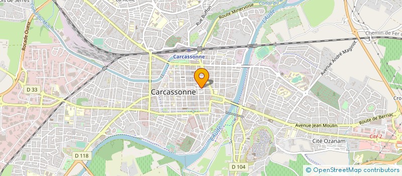 localisation de l'entreprise ORAN à CARCASSONNE