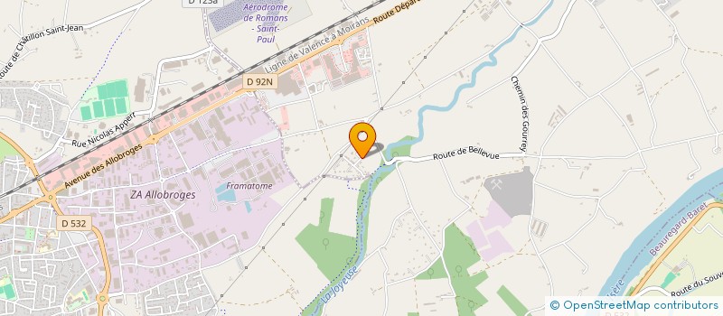 localisation de l'entreprise ORAN  SAINT-PAUL-LES-ROMANS