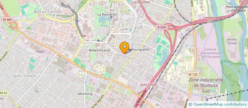 localisation de l'entreprise ORAN FIBRE OPTIQUE à TOULOUSE