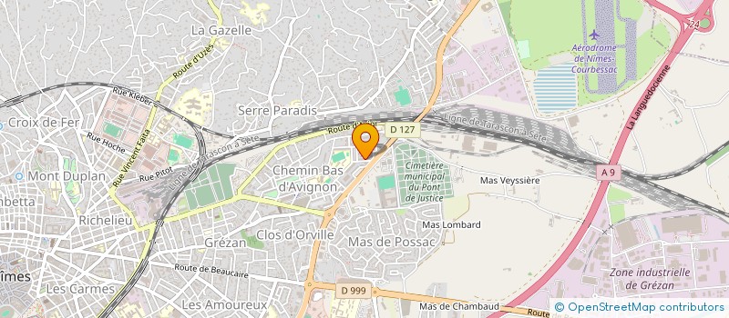 localisation de l'entreprise ORAN IMMO  NIMES