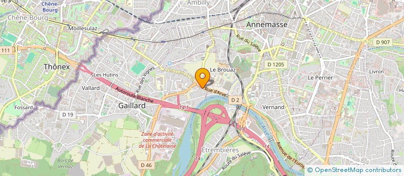 localisation de l'entreprise ORANA NETTOYAGE  GAILLARD