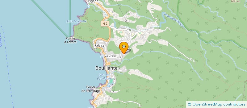 localisation de l'entreprise ORANDOM à BOUILLANTE