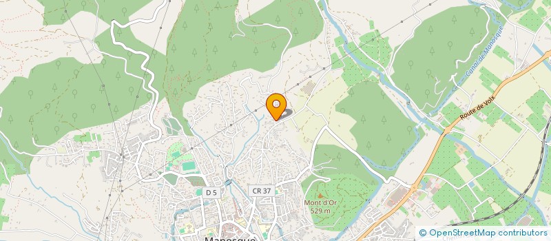 localisation de l'entreprise ORANDU à MANOSQUE