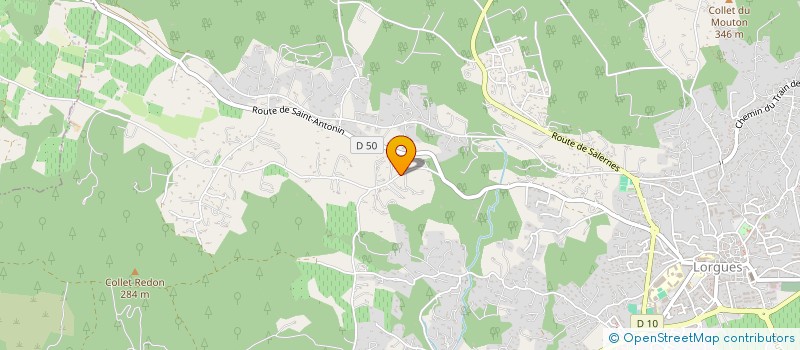 localisation de l'entreprise ORANE  LORGUES