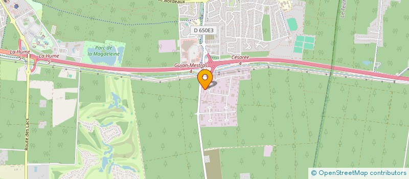 localisation de l'entreprise ORANE  GUJAN-MESTRAS