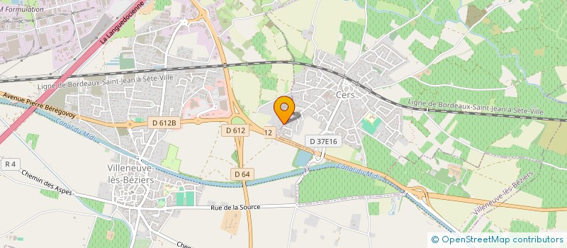 localisation de l'entreprise ORANENOHA  VILLENEUVE-LES-BEZIERS
