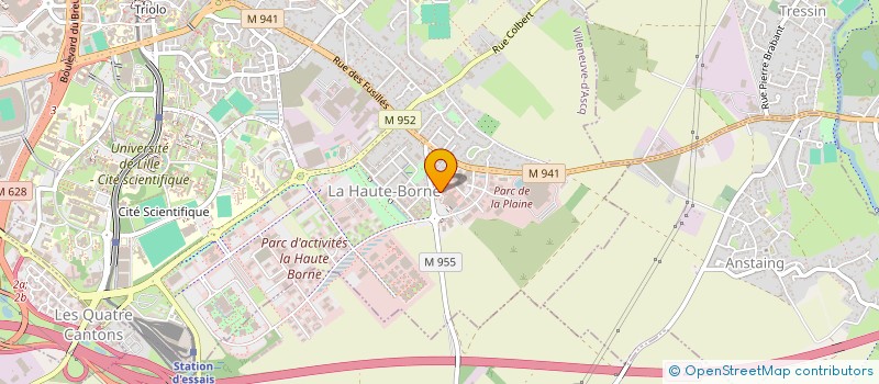 localisation de l'entreprise ORANGA  VILLENEUVE-D'ASCQ