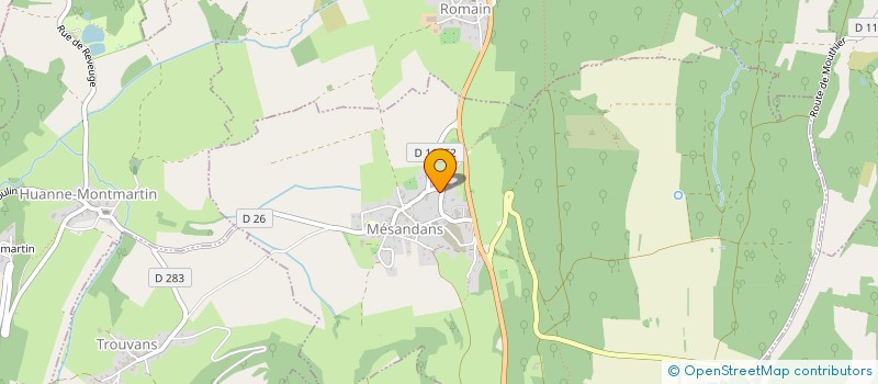 localisation de l'entreprise ORANGA HOLDING  MESANDANS
