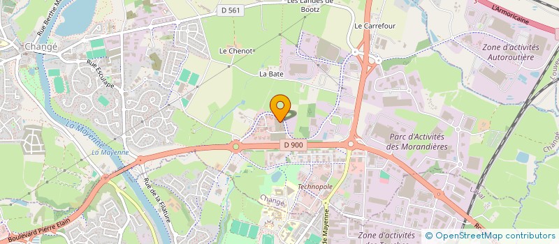 localisation de l'entreprise ORANGE  CHANGE