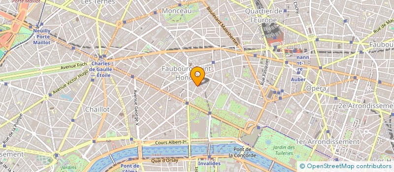 localisation de l'entreprise ORANGE BLEUE  PARIS