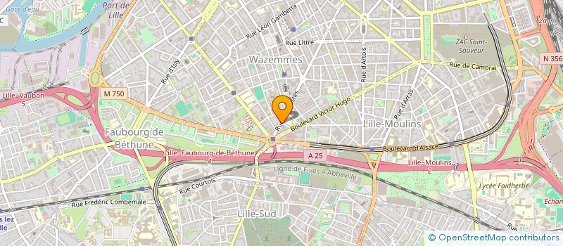 localisation de l'entreprise ORANGE BLEUE à LILLE