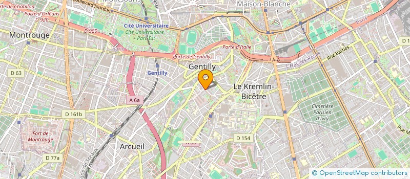 localisation de l'entreprise ORANGE BOYS à GENTILLY