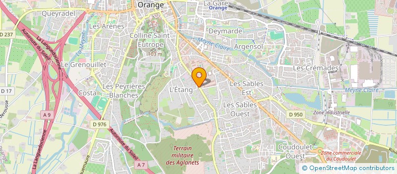 localisation de l'entreprise ORANGE ENGENEERING  ORANGE