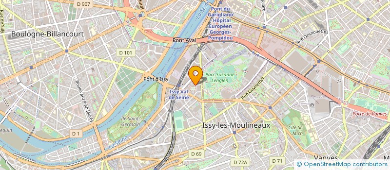 localisation de l'entreprise ORANGE EVENTS REPORTAGES à ISSY-LES-MOULINEAUX