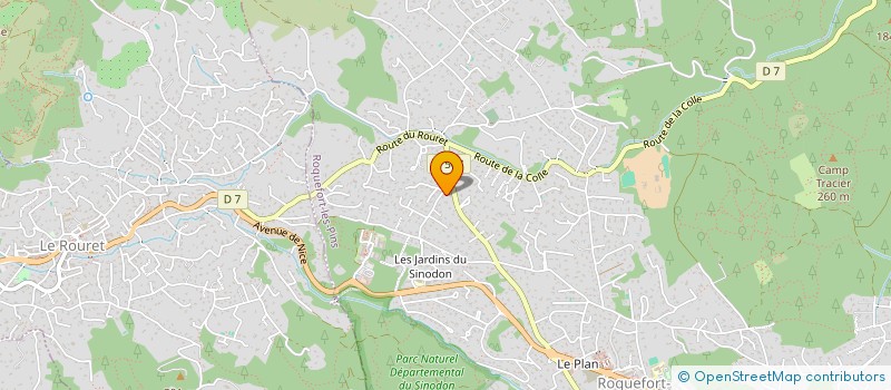 localisation de l'entreprise ORANGE INVESTMENTS à ROQUEFORT-LES-PINS