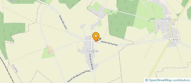 localisation de l'entreprise ORANGE LINK  COUDRAY