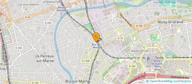localisation de l'entreprise ORANGE MARKETING à BRY-SUR-MARNE