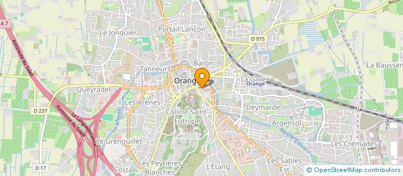 localisation de l'entreprise ORANGE MENAGER  ORANGE