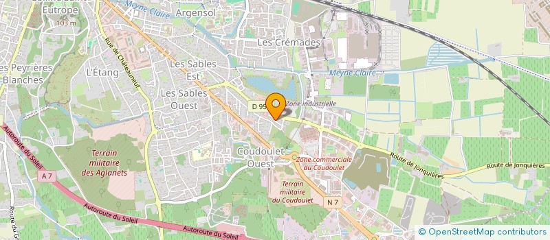 localisation de l'entreprise ORANGE NEGOCE AUTOS  ORANGE