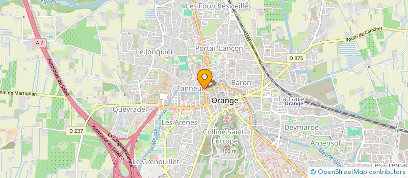 localisation de l'entreprise ORANGE PIZZAS  ORANGE