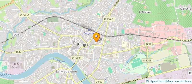 localisation de l'entreprise ORANGE PRESSEES POUR TOUT LE MONDE à BERGERAC