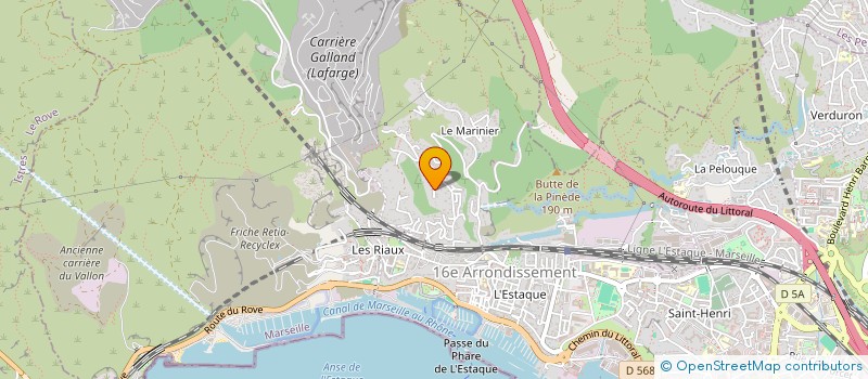 localisation de l'entreprise ORANGE PRINT à MARSEILLE