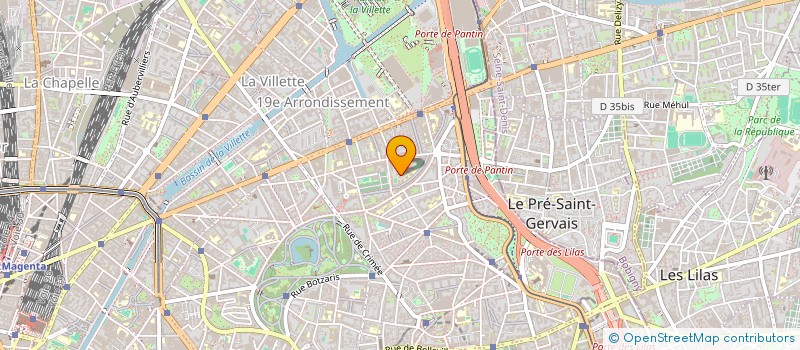 localisation de l'entreprise ORANGE PRODUCTION  PARIS