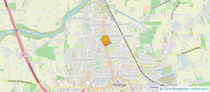 localisation de l'entreprise ORANGE SERVICE AUTOMOBILES à ORANGE