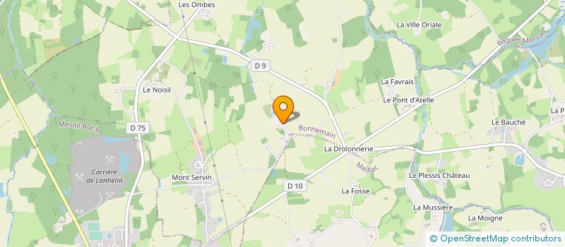 localisation de l'entreprise ORANGE STREET  BONNEMAIN