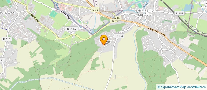 localisation de l'entreprise ORANGE TRANSPORTS à SAINT-REMY-SUR-AVRE