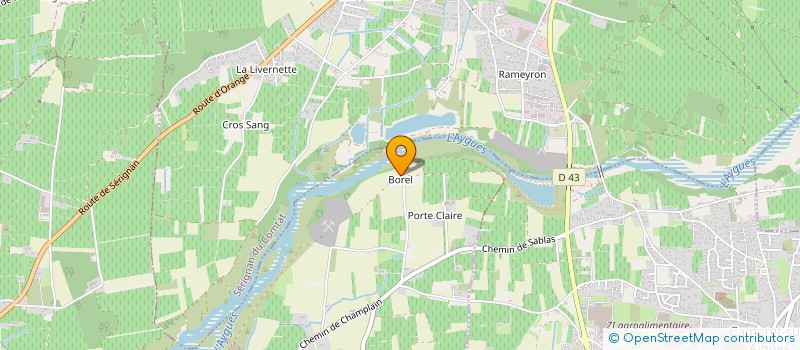 localisation de l'entreprise ORANGECO à ORANGE