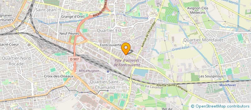 localisation de l'entreprise ORANGEQUIP à AVIGNON