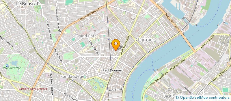 localisation de l'entreprise ORANGER à BORDEAUX