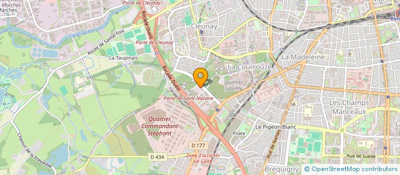 localisation de l'entreprise ORANGER ENERGIES  SAINT-JACQUES-DE-LA-LANDE