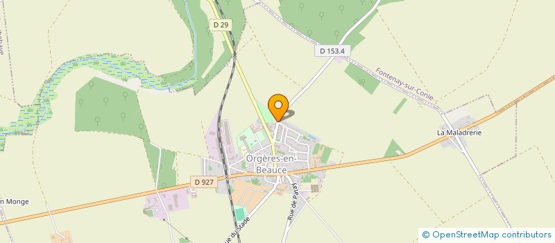 localisation de l'entreprise ORANGERIE DE CAMBRAY à EOLE-EN-BEAUCE