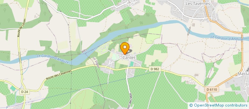 localisation de l'entreprise ORANGERIE DE CARDET IMMOBILIER  CARDET