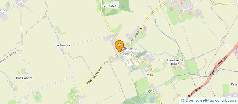 localisation de l'entreprise ORANGES EN NORD à BEAUCAMPS-LIGNY
