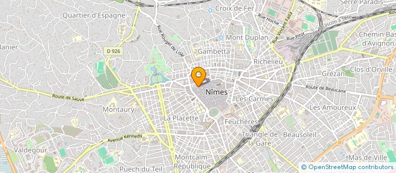 localisation de l'entreprise ORANJE à NIMES